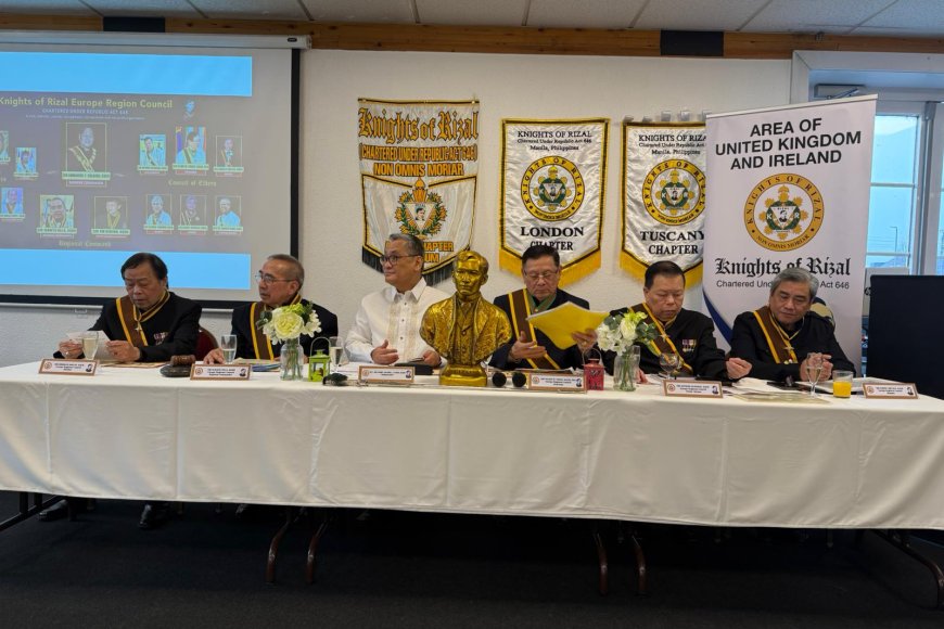 Knights of Rizal Europe Region Holds Consultative Meeting and Oath-Taking Ceremony in Belgium