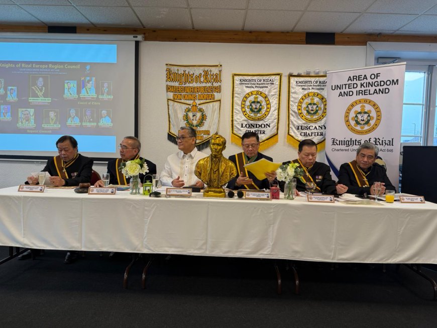 Knights of Rizal Europe Region Holds Consultative Meeting and Oath-Taking Ceremony in Belgium